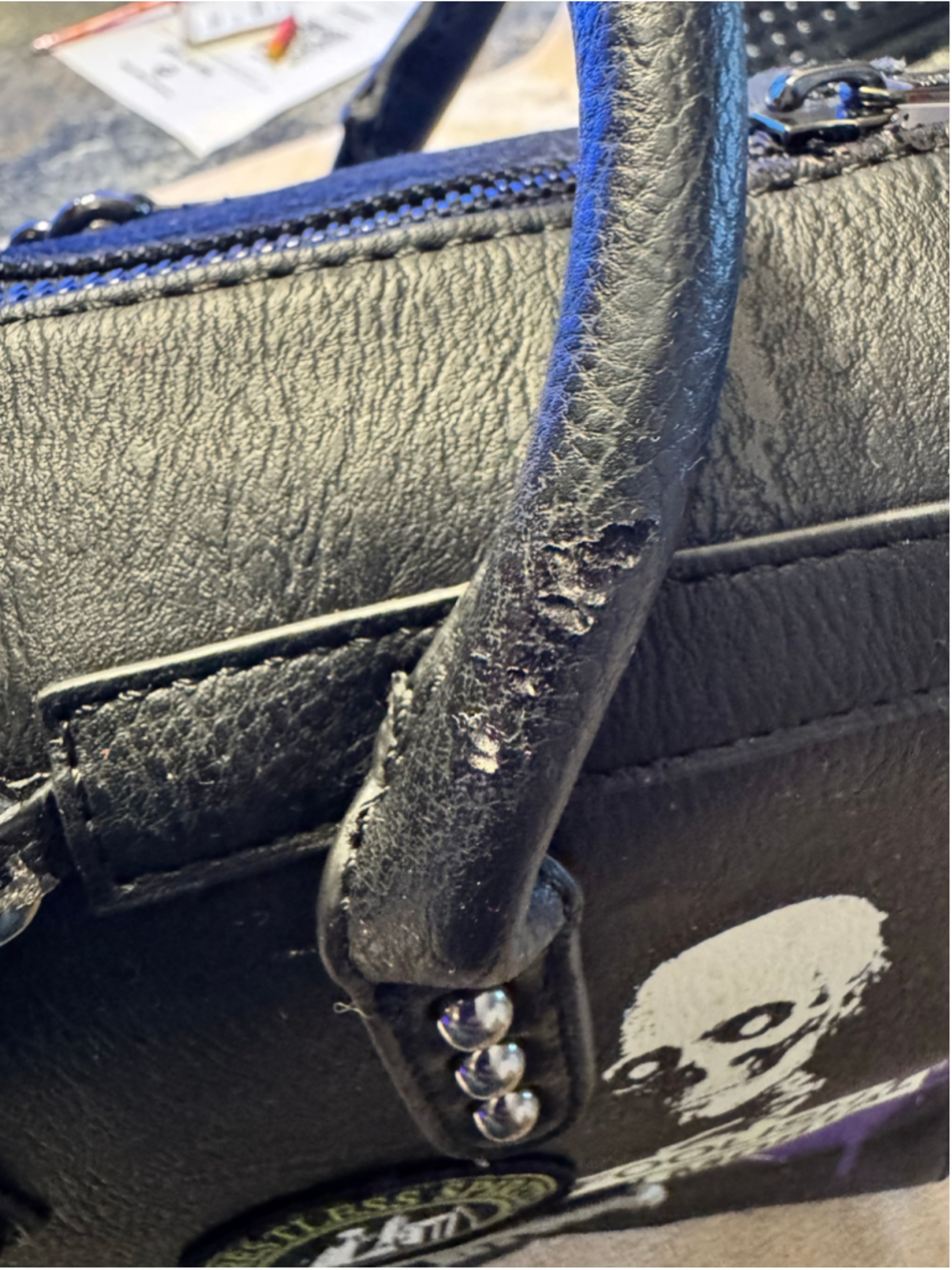 Disney Parks Loungefly Haunted Mansion Foolish Mortal Satchel Crossbody Bag - Picture 11 of 13